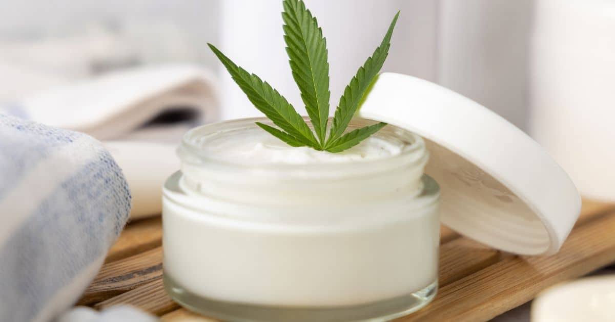 CBD creme påføring